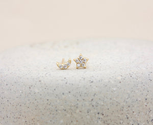 Night Sky Studs - Gold