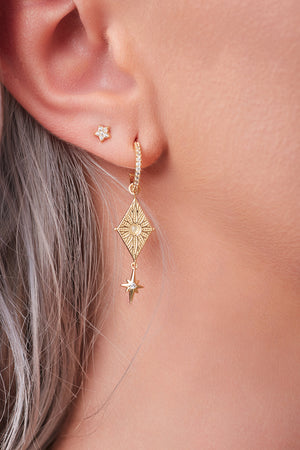 Star earrings online deals