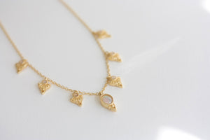 Be The Light Droplet Necklace - Gold