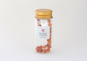 Sacral Chakra Gemstone Orange Bracelet Meditation Gold