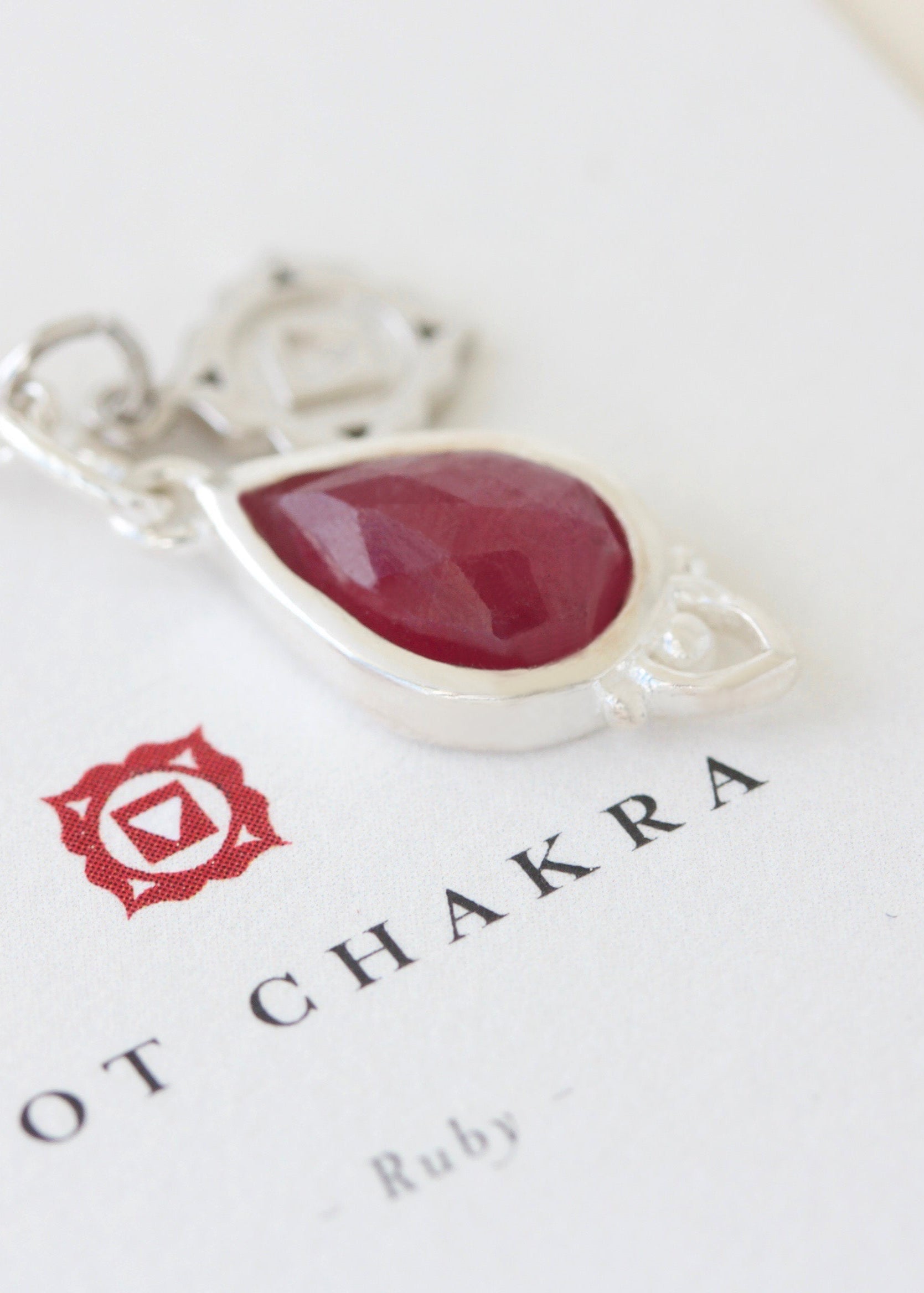 Root Chakra Gemstone Crystal Necklace Meaningful jewellery NZ