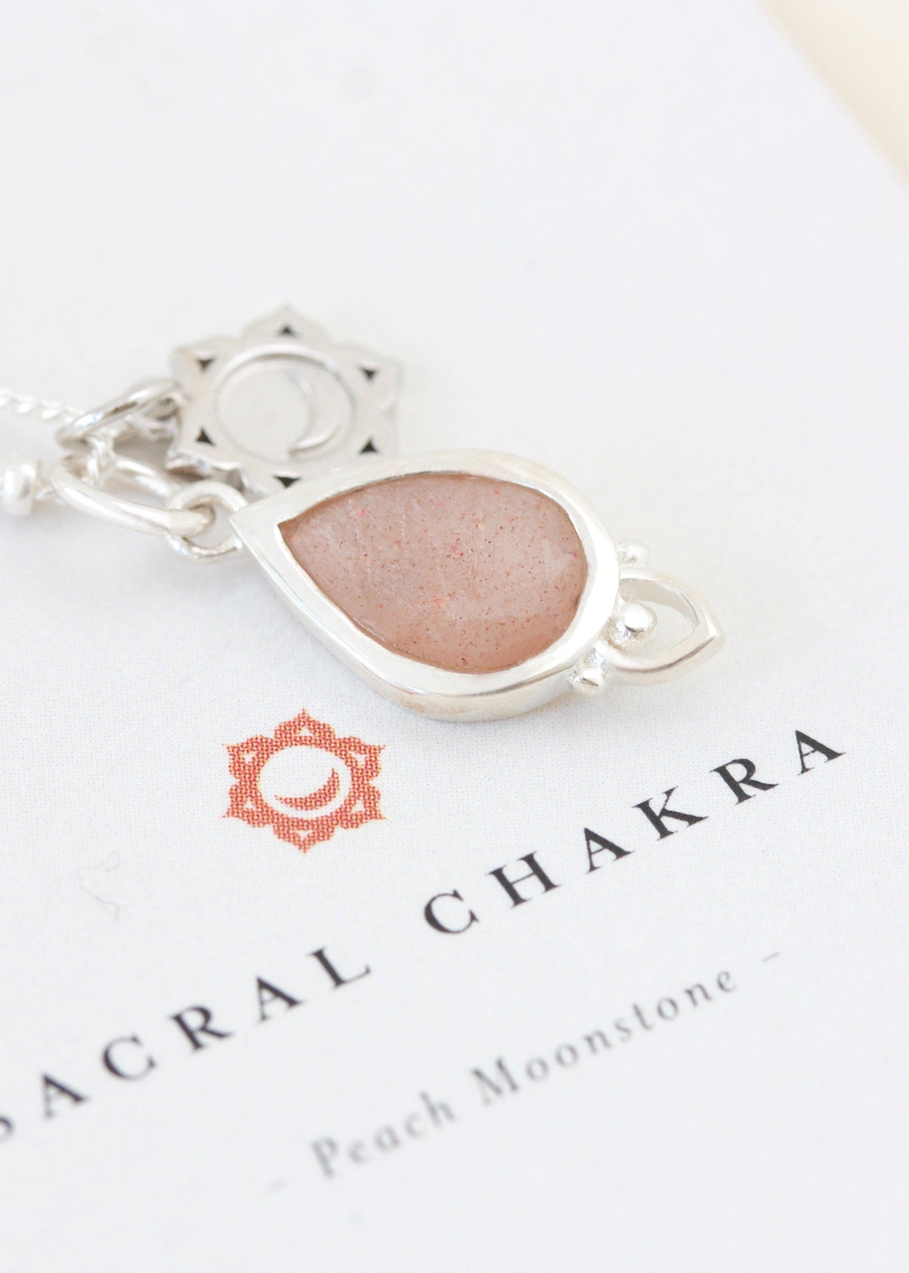 Sacral Chakra Orange Gemstone Crystal Necklace Jewellery NZ