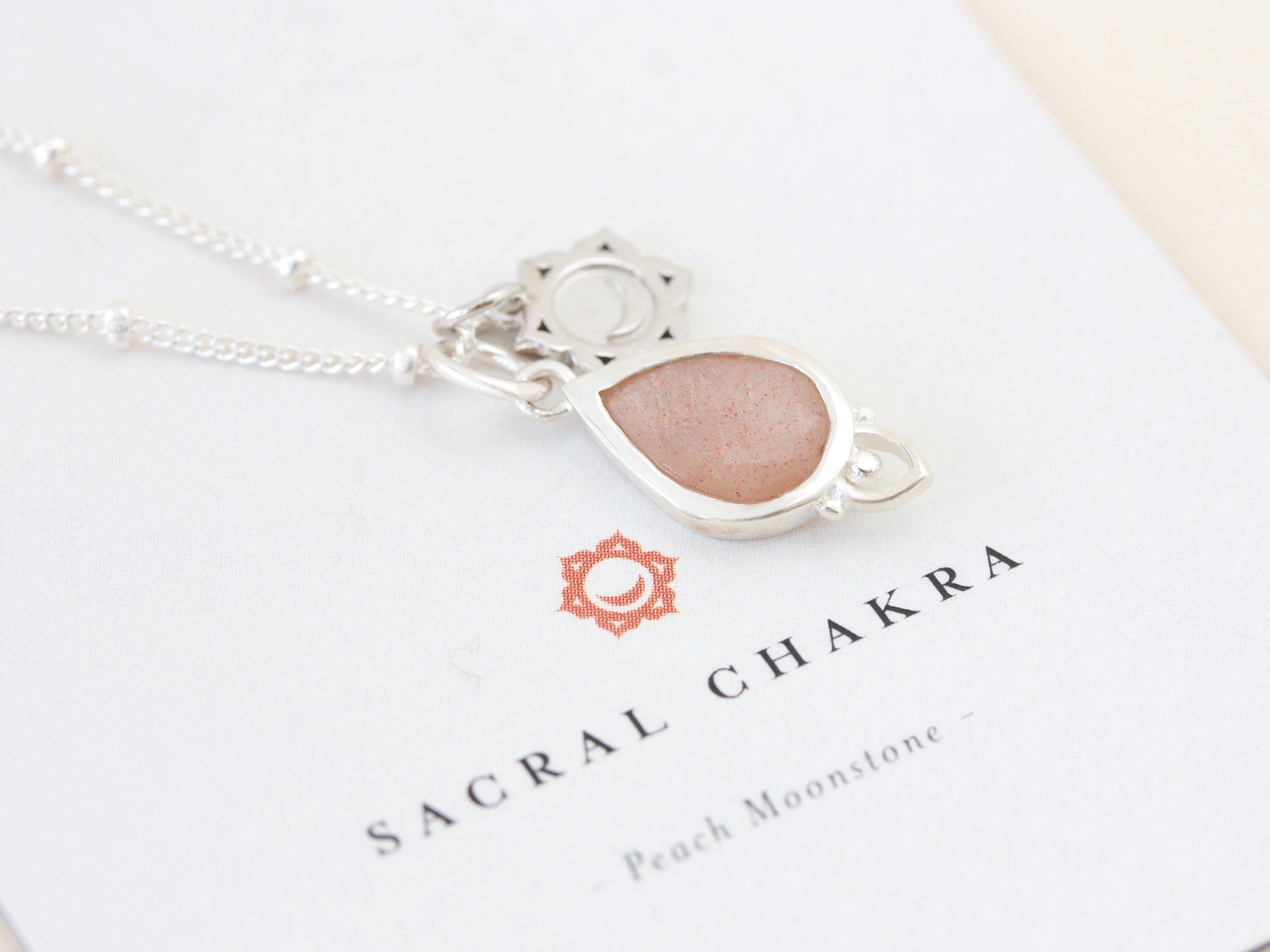 Sacral Chakra Orange Gemstone Crystal Necklace Jewellery NZ