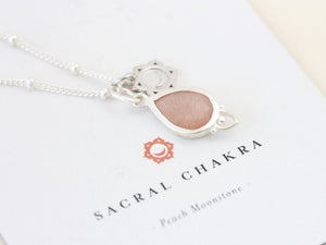 Sacral Chakra Orange Gemstone Crystal Necklace Jewellery NZ