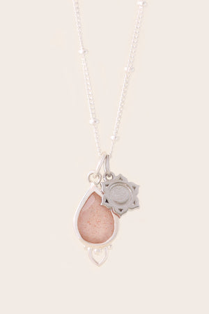 Sacral Chakra Orange Gemstone Crystal Necklace Jewellery NZ