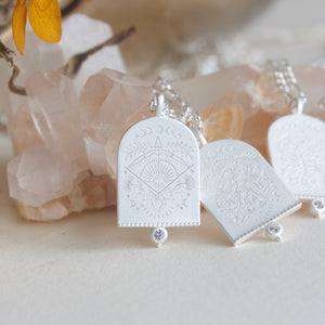 Sagittarius Zodiac Necklace - Silver