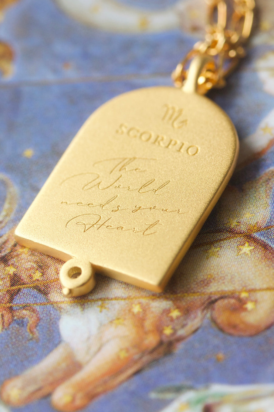 Scorpio Zodiac Astrology Gold Necklace Jewellery NZ