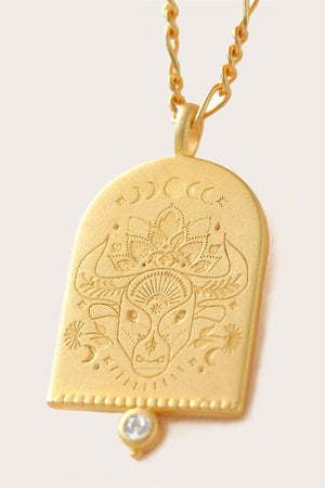 Taurus_May_Zodiac_Astrolgy_Star_Sign_Necklace_Gold_Jewellery_NZ