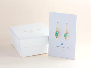 throat chakra gemstone crystal jewellery earrings NZ