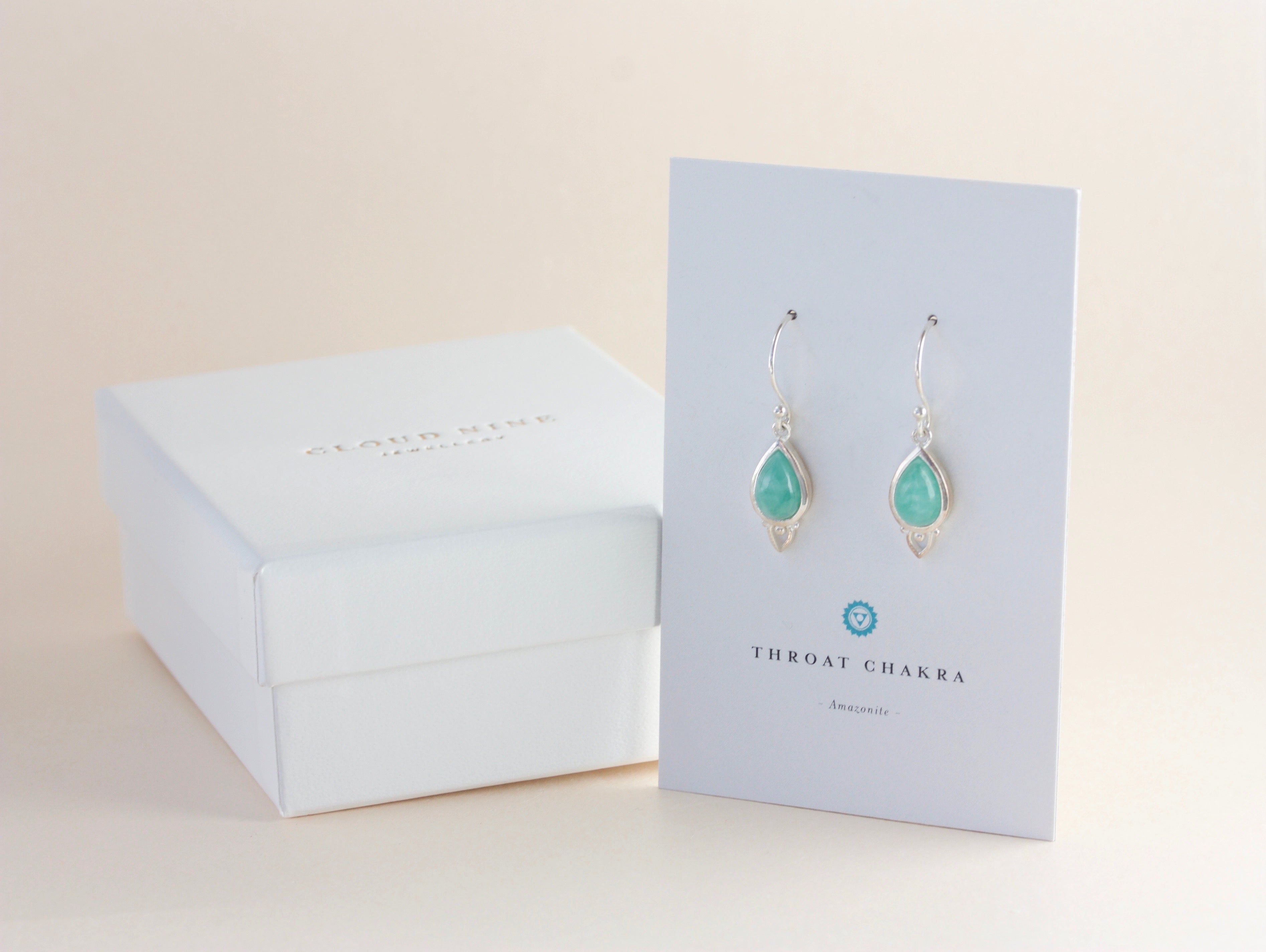 throat chakra gemstone crystal jewellery earrings NZ