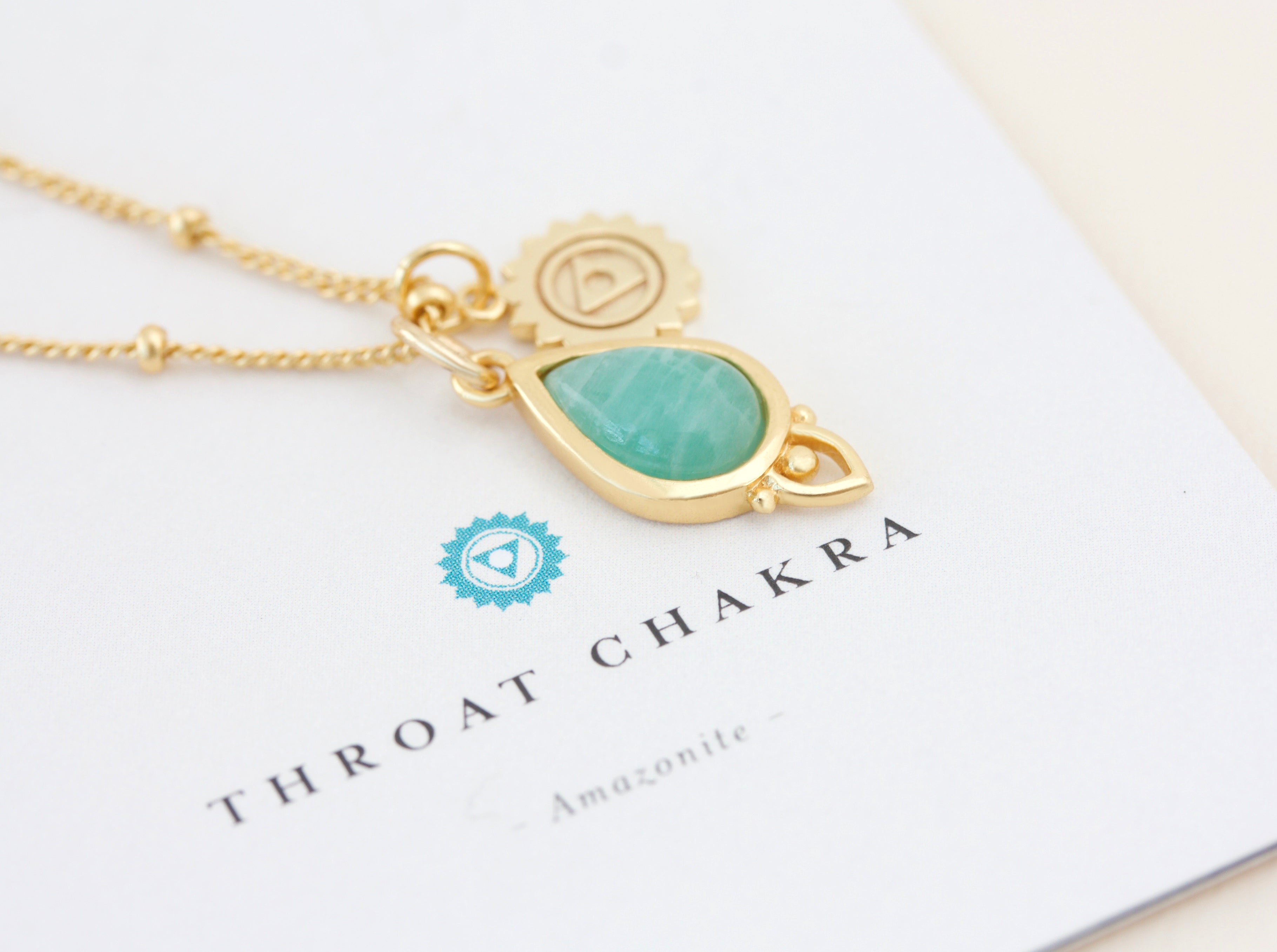 Throat Chakra Spiritual Yoga Crystal Jewellery NZ