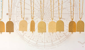 Gold Zodiac Star Sign Necklace Jewellery NZ