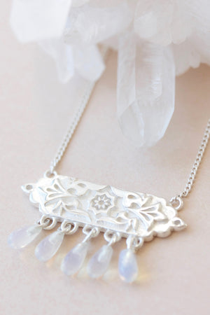Sterlign Silver Opal Gemstone Necklace Sterling Silver NZ