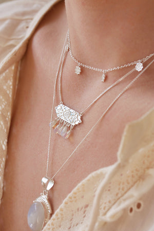 sterling silver layered necklaces nz